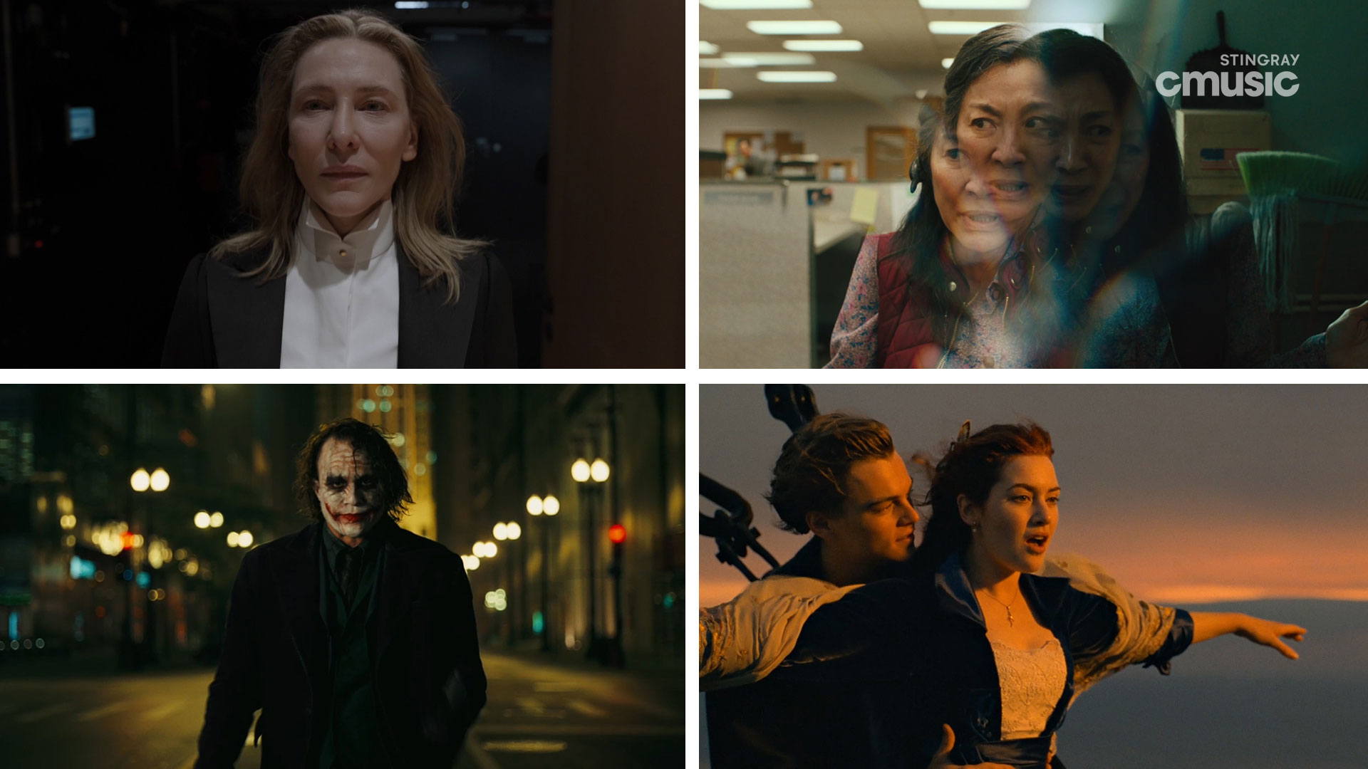 Vier Oscar nominierte Filme